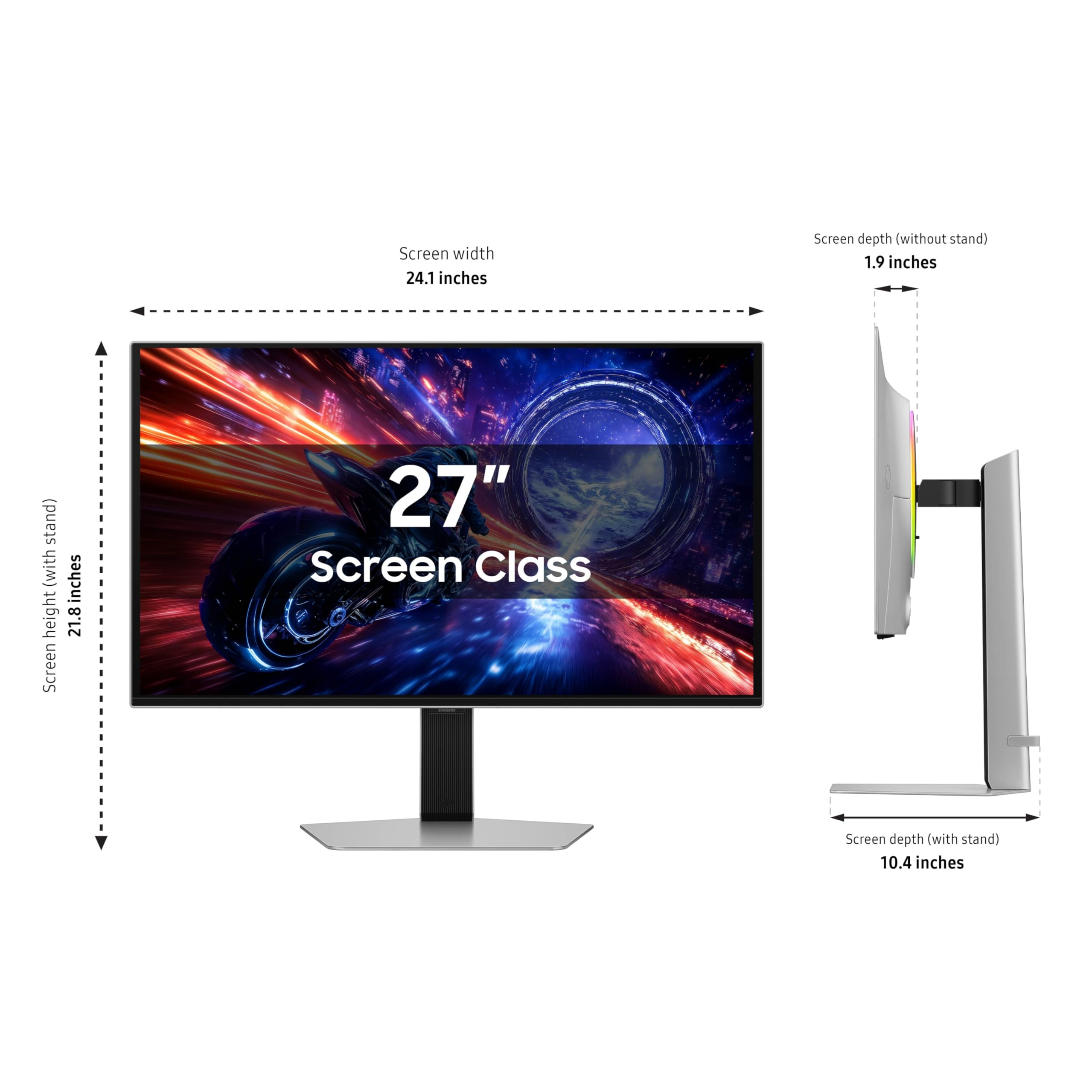 Amazon.com: Samsung 27” Odyssey OLED G6 G60SF QHD QD-OLED Gaming